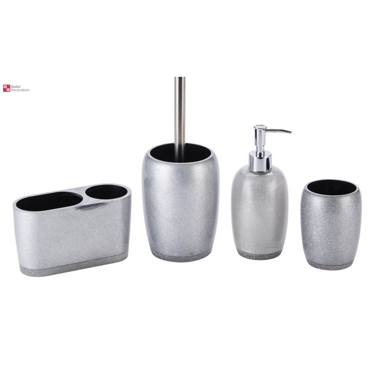 Belfry Bathroom Stringfellow 4 Piece Bathroom Accessory Set Wayfair.co.uk